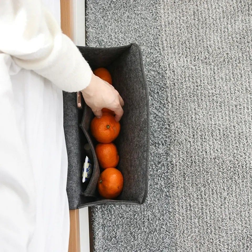 Felt Storage Bag Pouch Bed