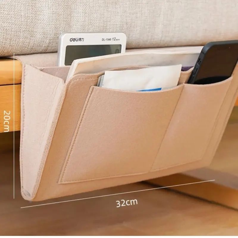 Felt Storage Bag Pouch Bed