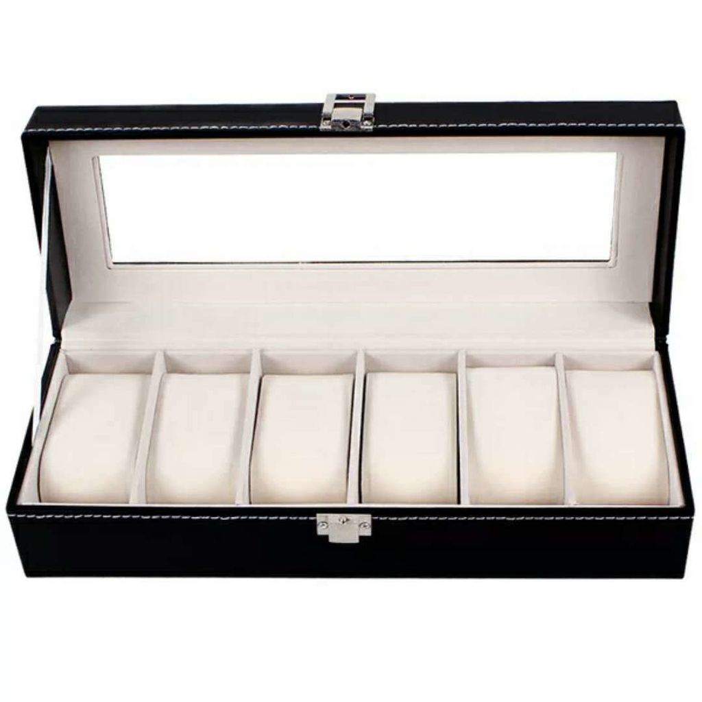 6 Watch Box Luxury Storage Case