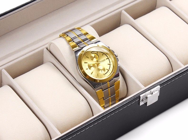 6 Watch Box Luxury Storage Case