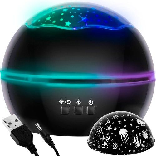 Galaxy Lamp Star Projector with Underwater Effect for Magical Atmosphere Galaxy Lamp Star Projector with Underwater Effect for Magical Atmosphere