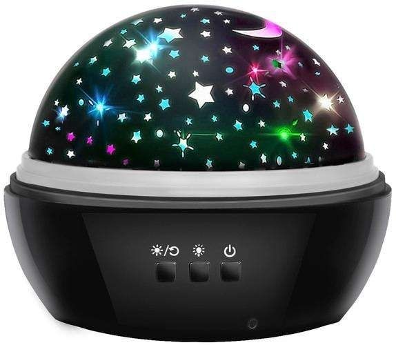 Galaxy Lamp Star Projector with Underwater Effect for Magical Atmosphere