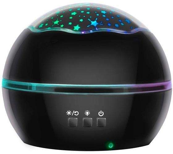 Galaxy Lamp Star Projector with Underwater Effect for Magical Atmosphere