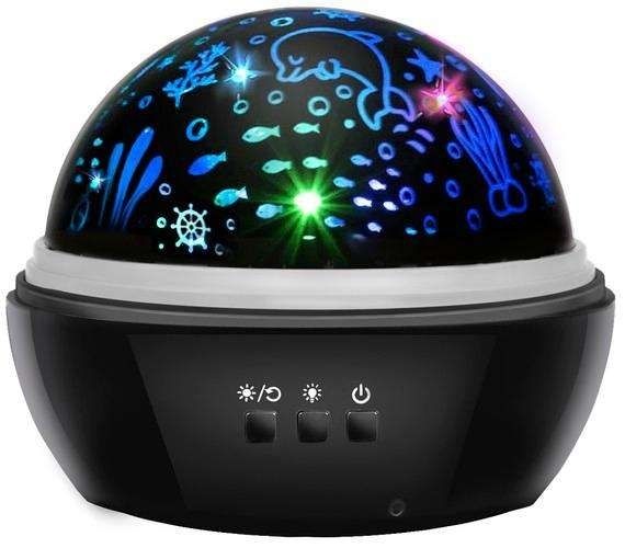 Galaxy Lamp Star Projector with Underwater Effect for Magical Atmosphere