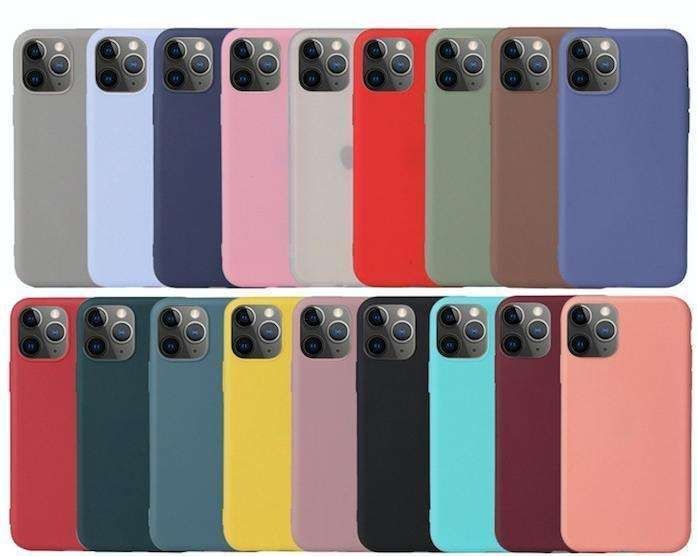 iPhone 14 case, Matt TPU shell Apricot