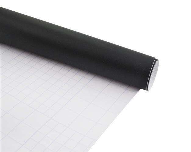 Reusable Self-Adhesive Chalk Poster with Crayons