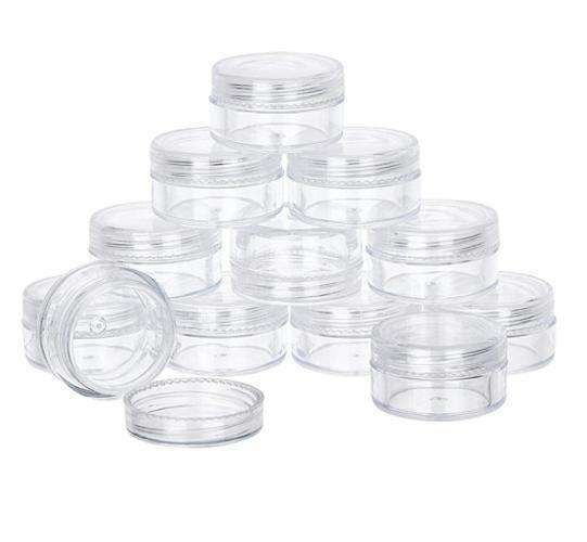 10pcs 5ml transparent storage jars