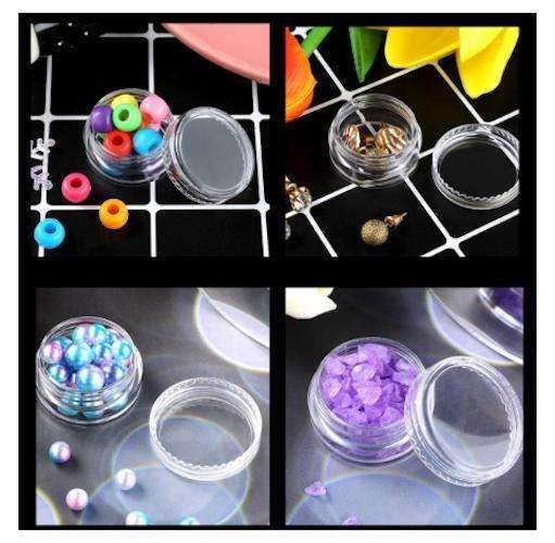 10pcs 5ml transparent storage jars