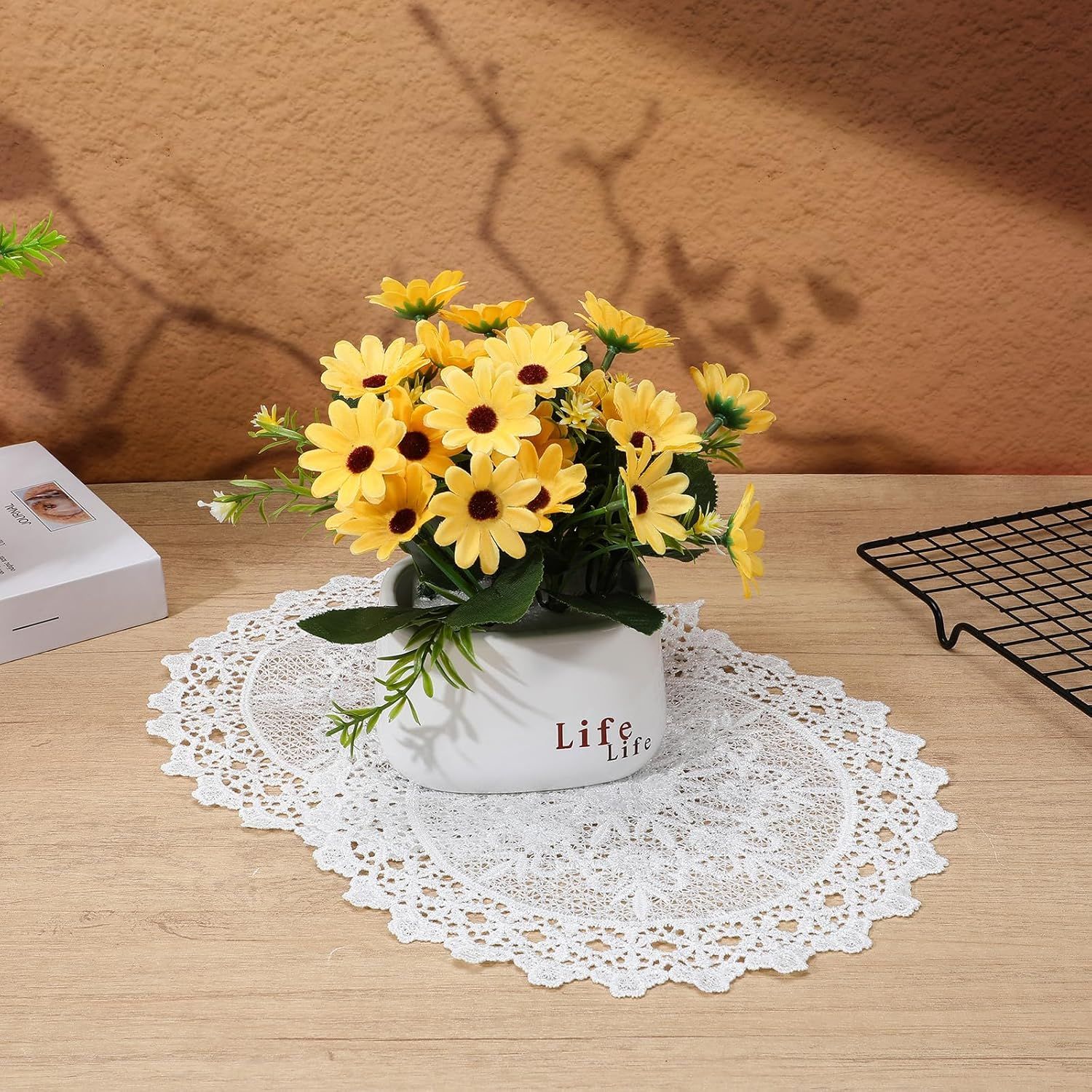 2PCS Vintage Crochet Doilies