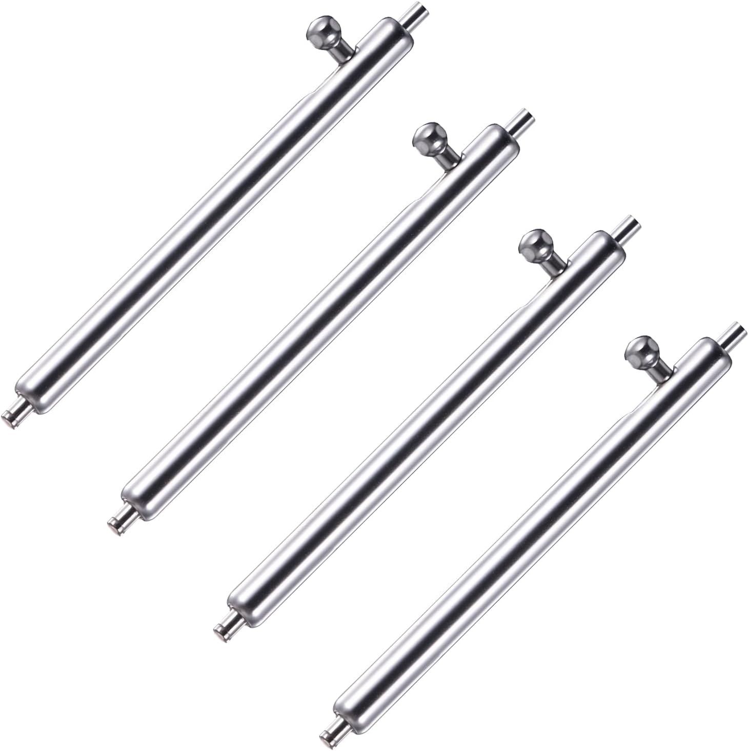 4Pcs Quick Release Spring Bars, Stainless Steel Pins for 22mm Watch Band, Watch Pins Replacement Kit for Watches Band Repairing