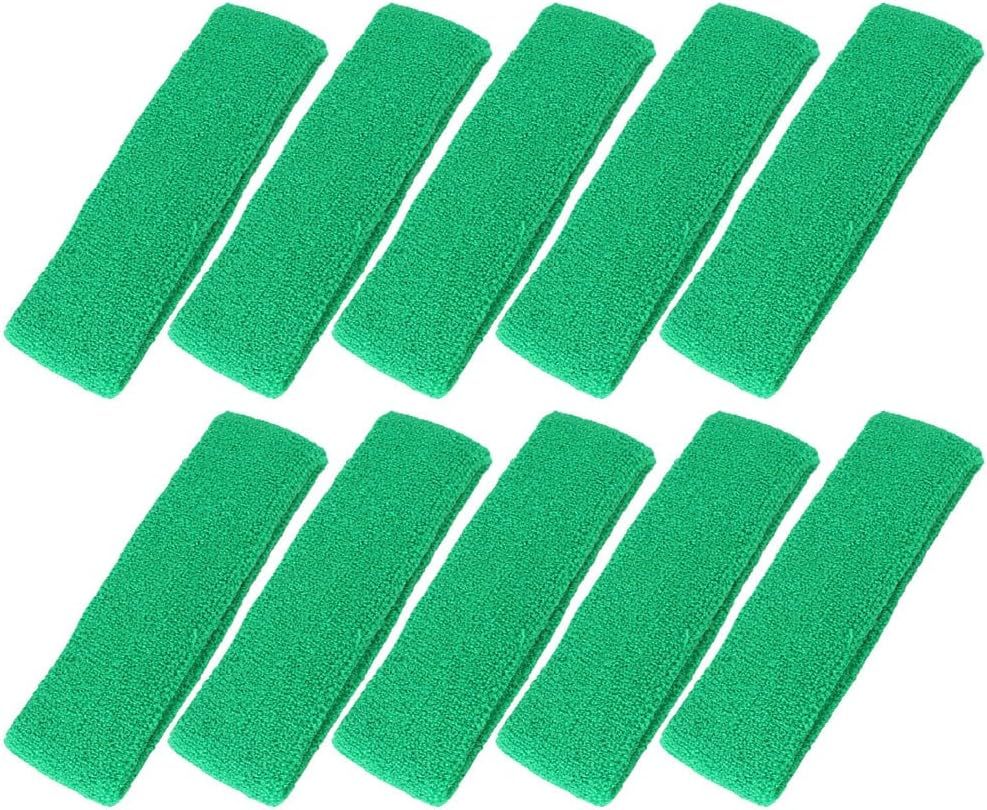 10 PCS Sports Basketball Headband/Sweatband Head Sweat Band/Brace Gift Party Outdoor Activities