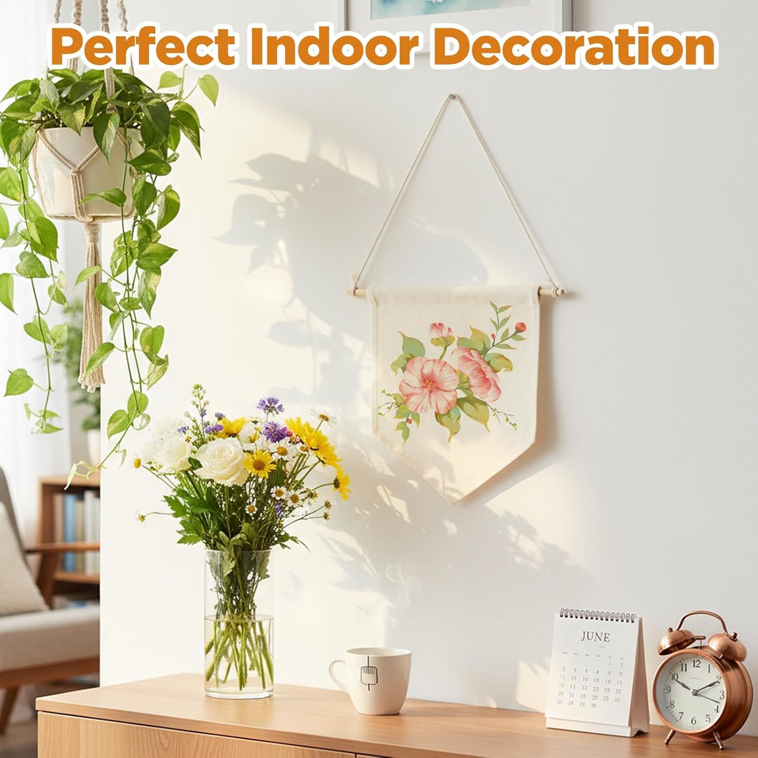 2 Pcs Embroidery Blank Banners