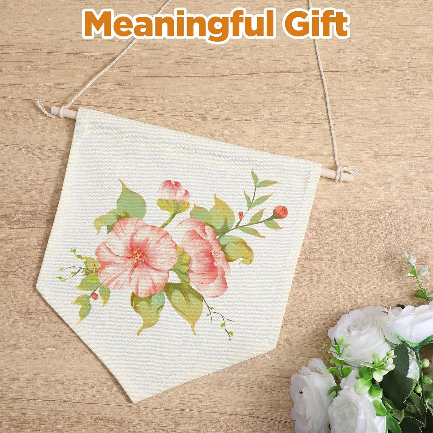 2 Pcs Embroidery Blank Banners