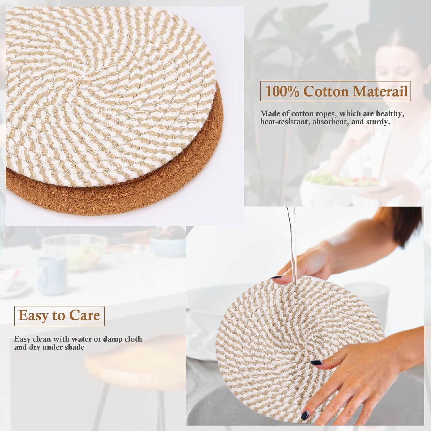 7" Trivets for Hot Dishes