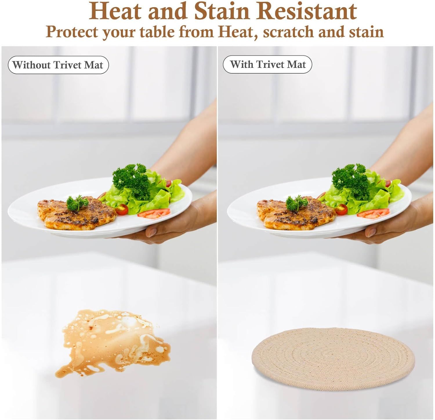 7" Trivets for Hot Dishes