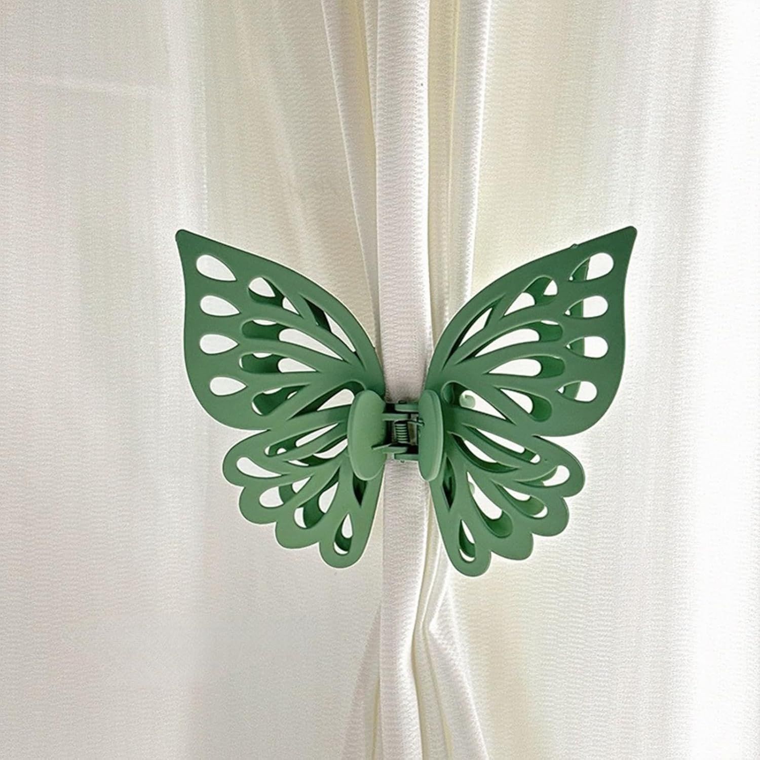 Butterfly Shape Curtain Claw Clips 2 Pack