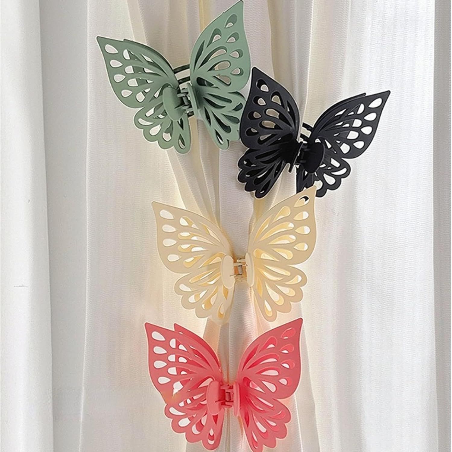 Butterfly Shape Curtain Claw Clips 2 Pack