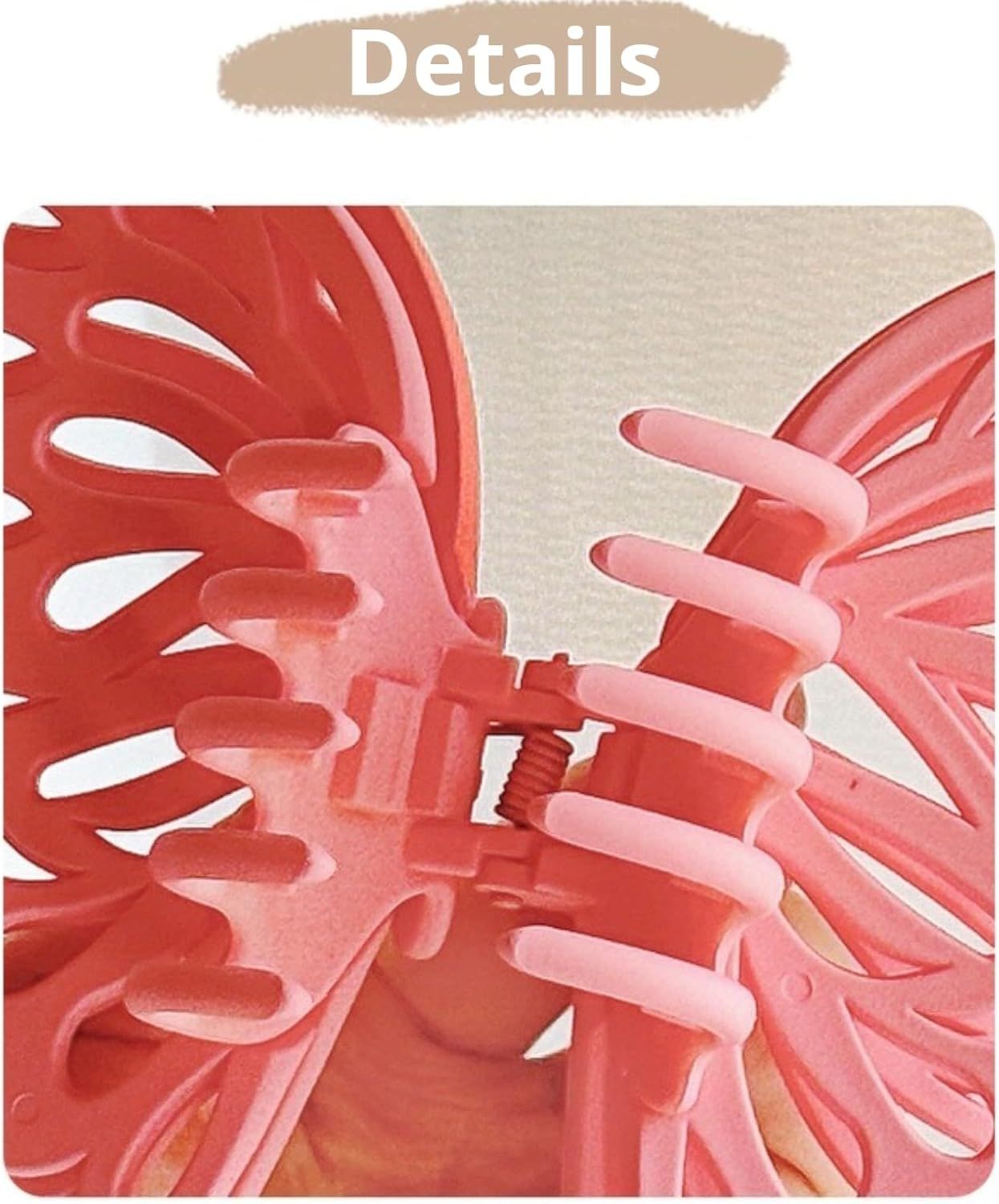 Butterfly Shape Curtain Claw Clips 2 Pack