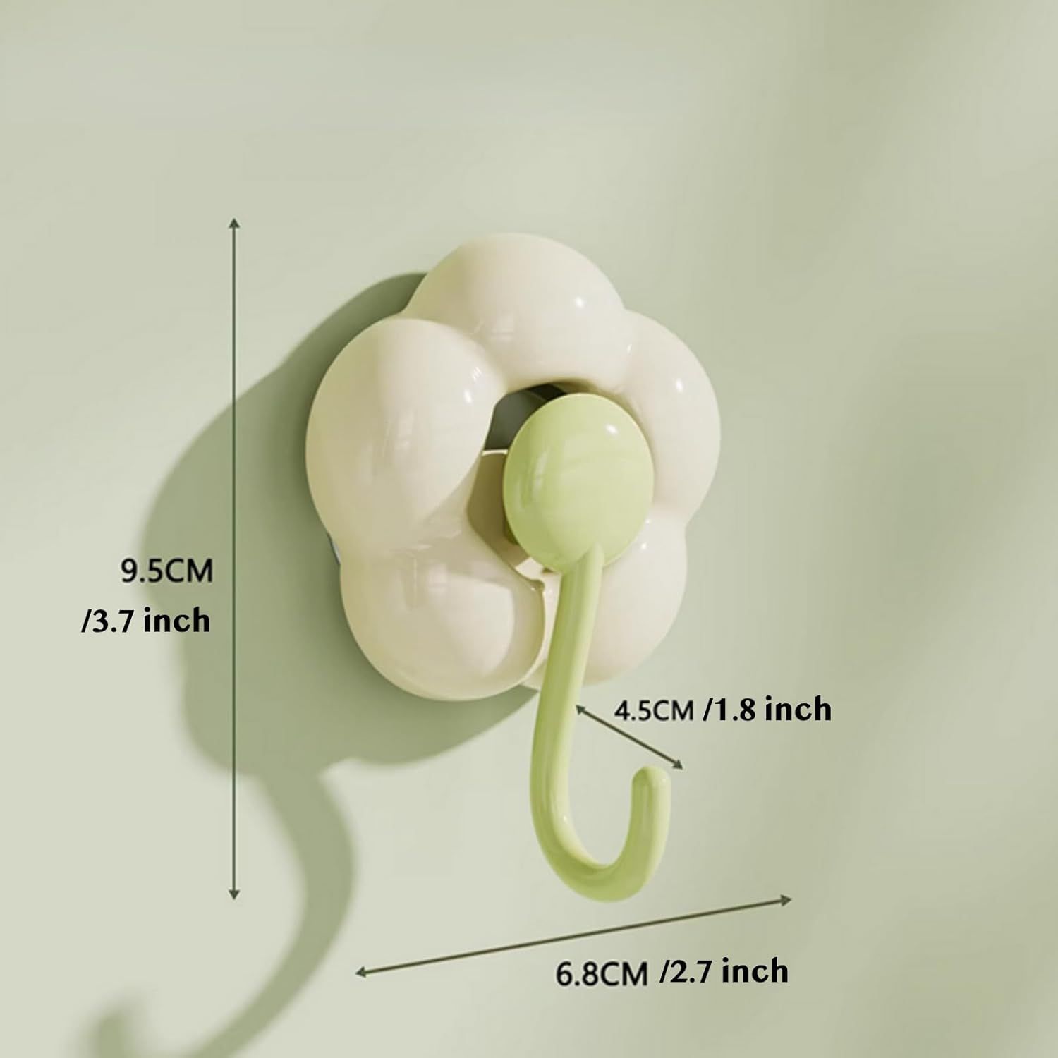 3 Pack No-Trace Vacuum Suction Cup Hooks