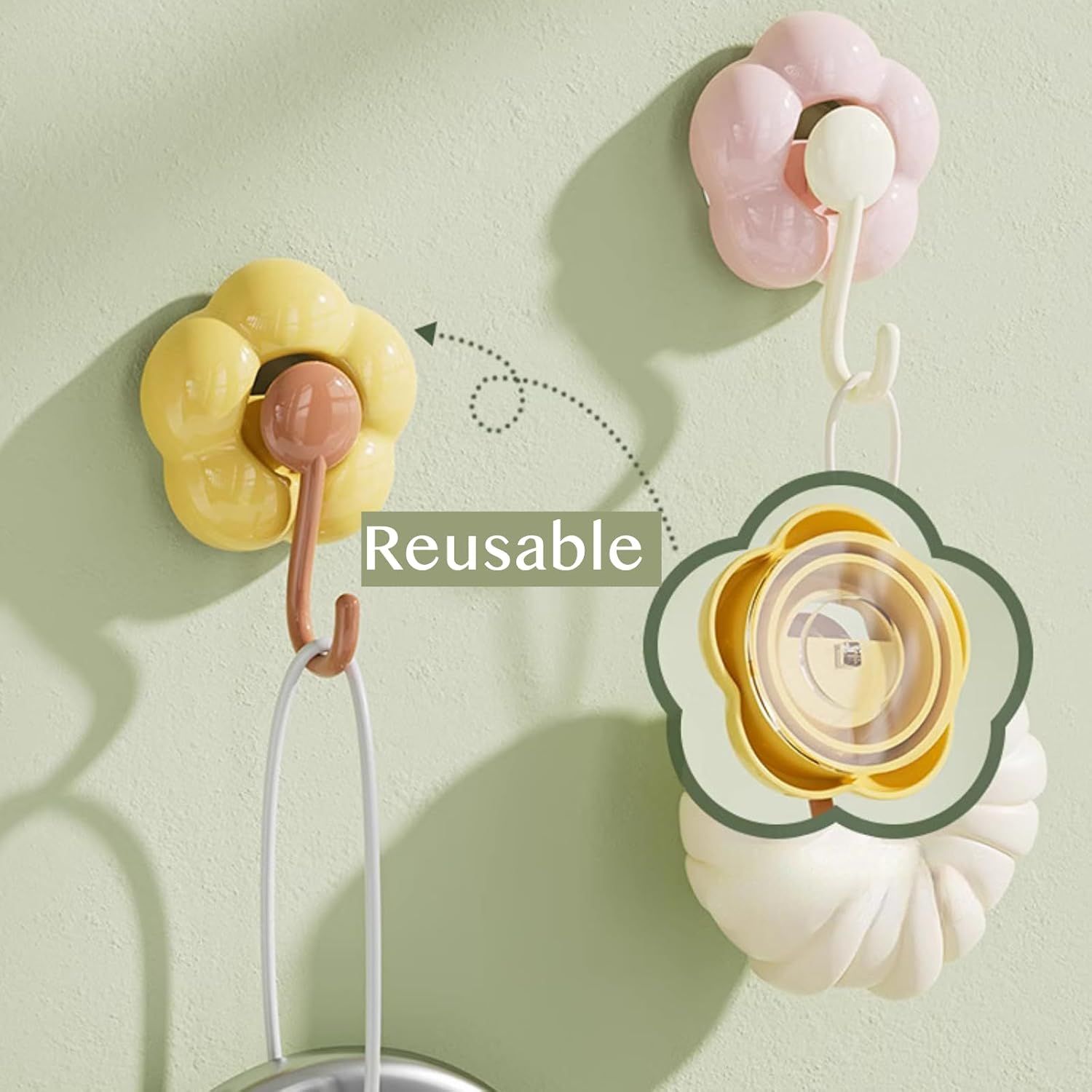 3 Pack No-Trace Vacuum Suction Cup Hooks