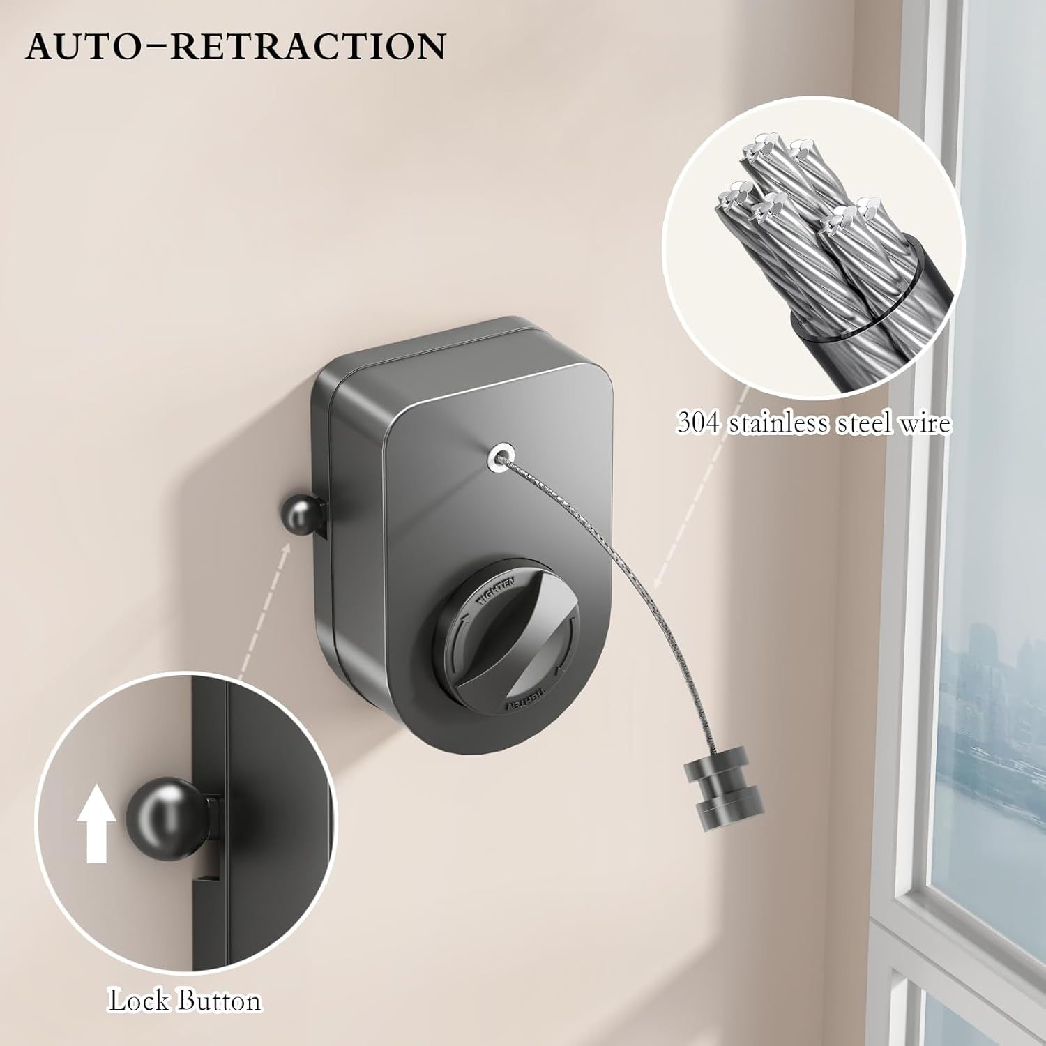 Retractable Clothesline Indoor