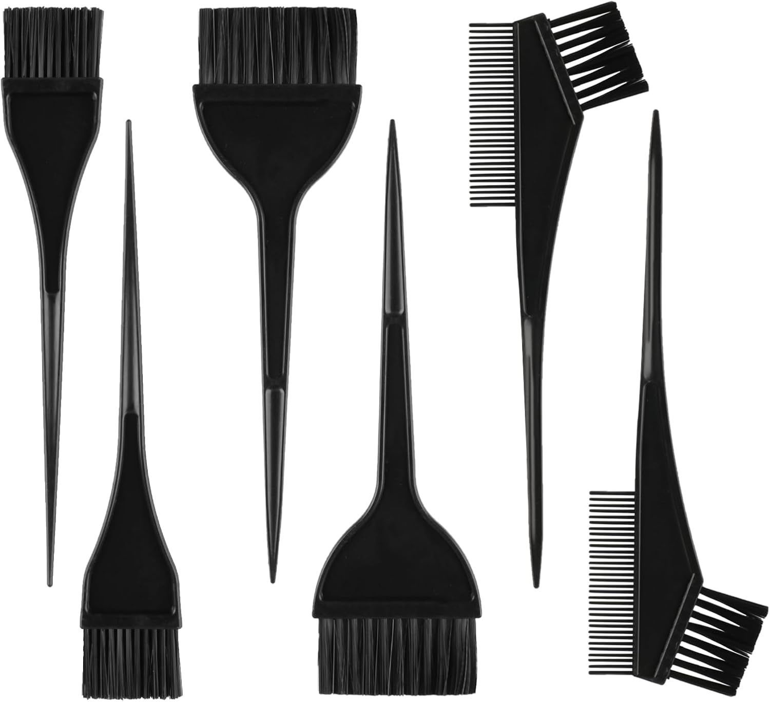 6 Pcs Hair Dye Brush Applicator Kit, Hair Color Brushes or Women Men, Hair Coloring Brush Set, Hair Color Applicator Brush Combs, Hair Dye Applicator Brush, Hair Tint Dyeing Hair Dying Tools Kits