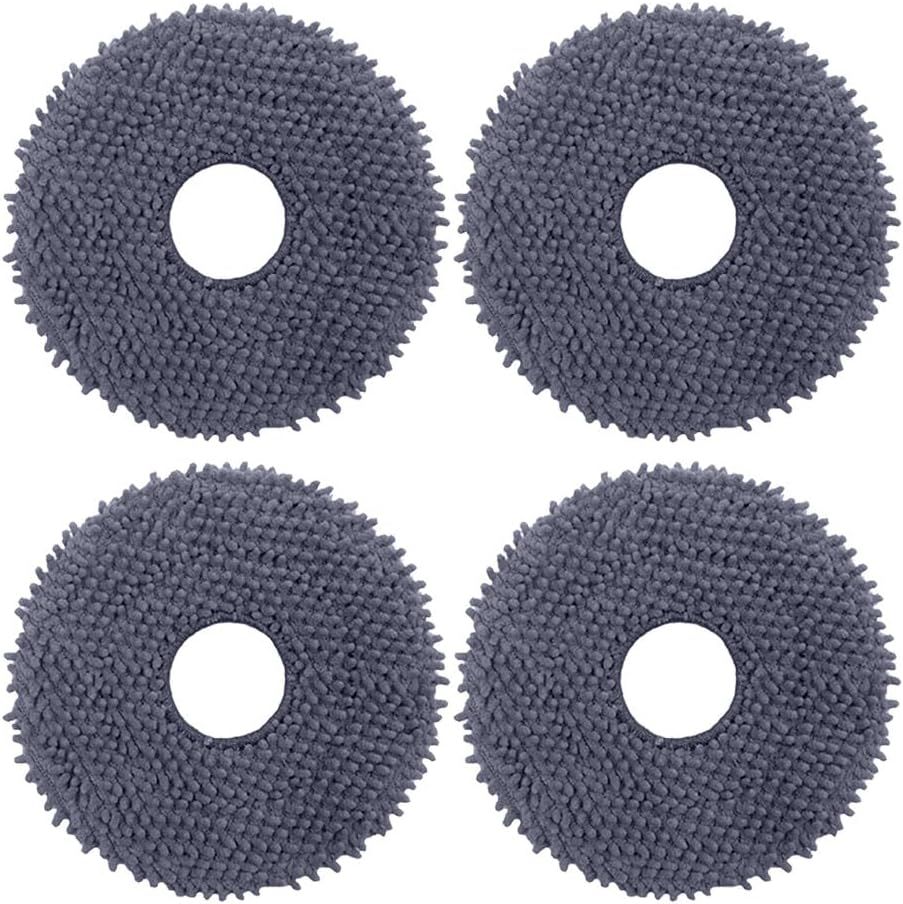 Replacement Mopping Pads Compatible with Q Revo, Qrevo MaxV/S/Pro/Master/Slim/Edge/Curv/S5V/2R3W, QV 35A, QV 35S, Saros 10R Robot Vacuums Parts Accessories, 4-Pack.