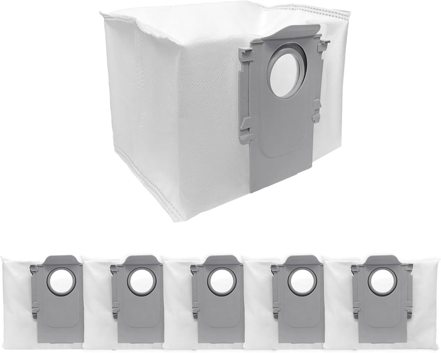 6 Pcs Replacement Reill Dust Bags Compatible with Q10 S5+, Q10 X5+, Q7 M5+, Q5 Max+, Q5+, S8 Pro Ultra, S8+, Q7 Max+, Q8 Max+, Robotic Vacuums 3L Large Capacity