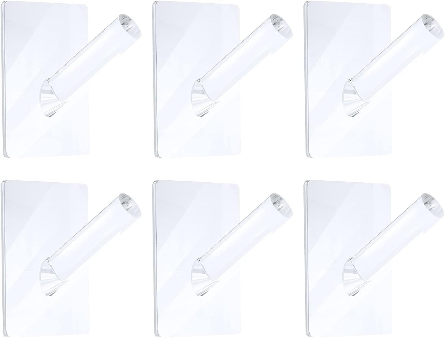 6 Pieces Clear Acrylic Hat Hooks or Wall Heavy Duty Wall Mounted Coat Clothes Towels Hook Sel Adhesive Jewelry Organizer Hanging Display Rack Seamless Stick or Home Bathroom Bedroom Oice 6 Pieces Clear Acrylic Hat Hooks or Wall Heavy Duty Wall Mounted Coat Clothes Towels Hook Sel Adhesive Jewelry Organizer Hanging Display Rack Seamless Stick or Home Bathroom Bedroom Oice