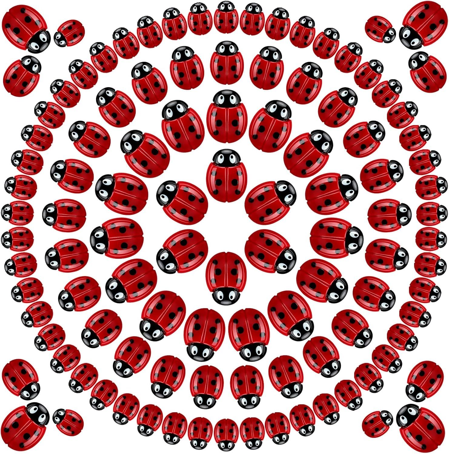 100 Pieces Tiny Resin Ladybugs Decor 0.55%27%27-0.98%27%27 3 Sizes Mini Ladybugs Ornaments Miniature igurines Crat or DIY airy Garden Dollhouse Micro Landscaping Wreath Cake Home Decoration Party 100 Pieces Tiny Resin Ladybugs Decor 0.55%27%27-0.98%27%27 3 Sizes Mini Ladybugs Ornaments Miniature igurines Crat or DIY airy Garden Dollhouse Micro Landscaping Wreath Cake Home Decoration Party