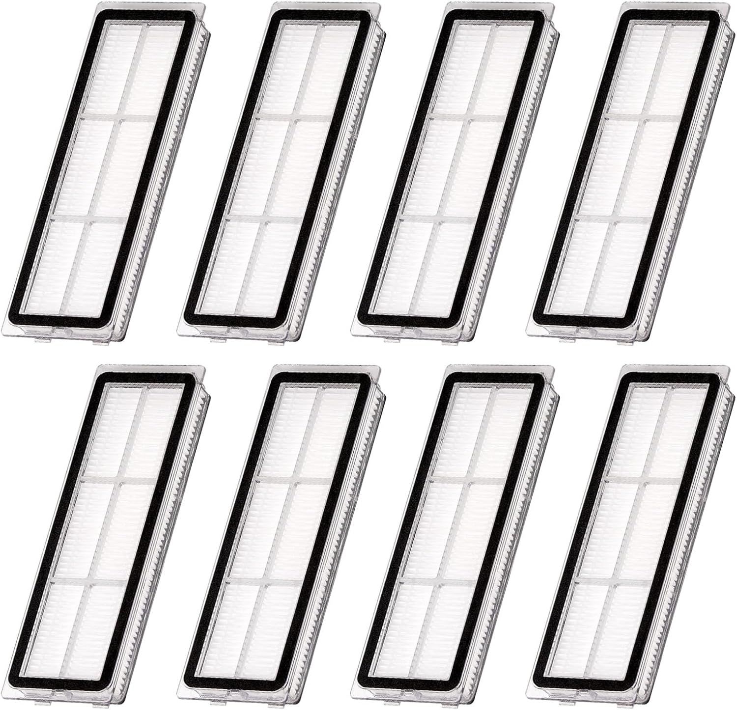 Replacement ilters Compatible with Dreametech L10s Ultra, L10s Plus, L10s Pro, D10 Plus Gen 2, D10 Plus, D20 Plus, D20 Pro Plus, Z10 Pro, S10, B101CN, 1C, W10, Robot Vacuums, 8-pack.