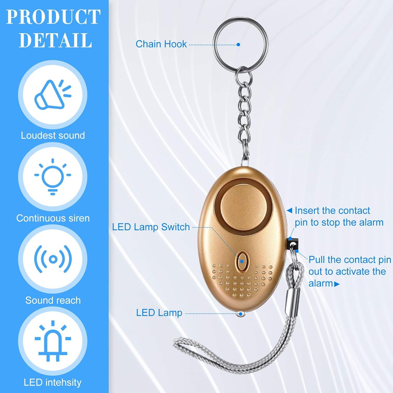 12-Piece Personal Alarm Set