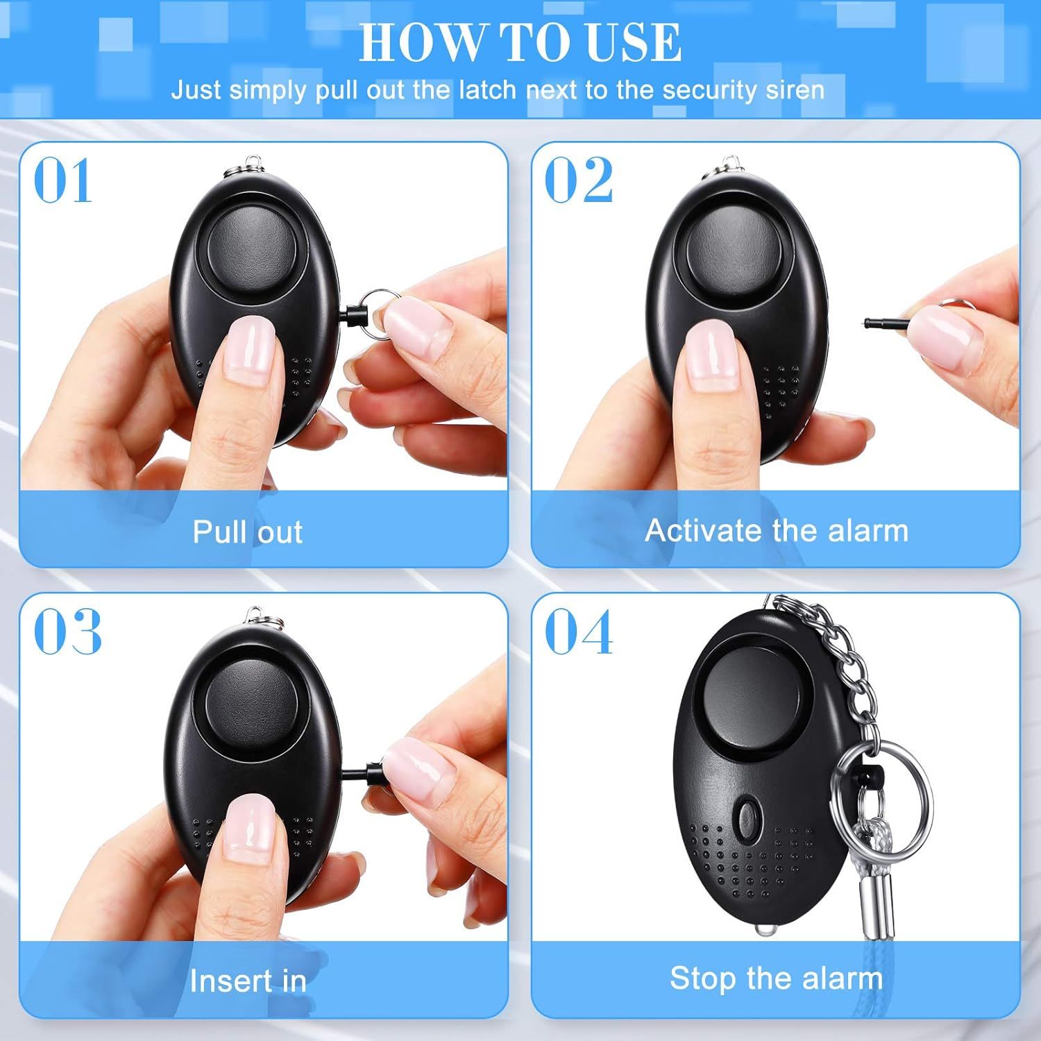 12-Piece Personal Alarm Set