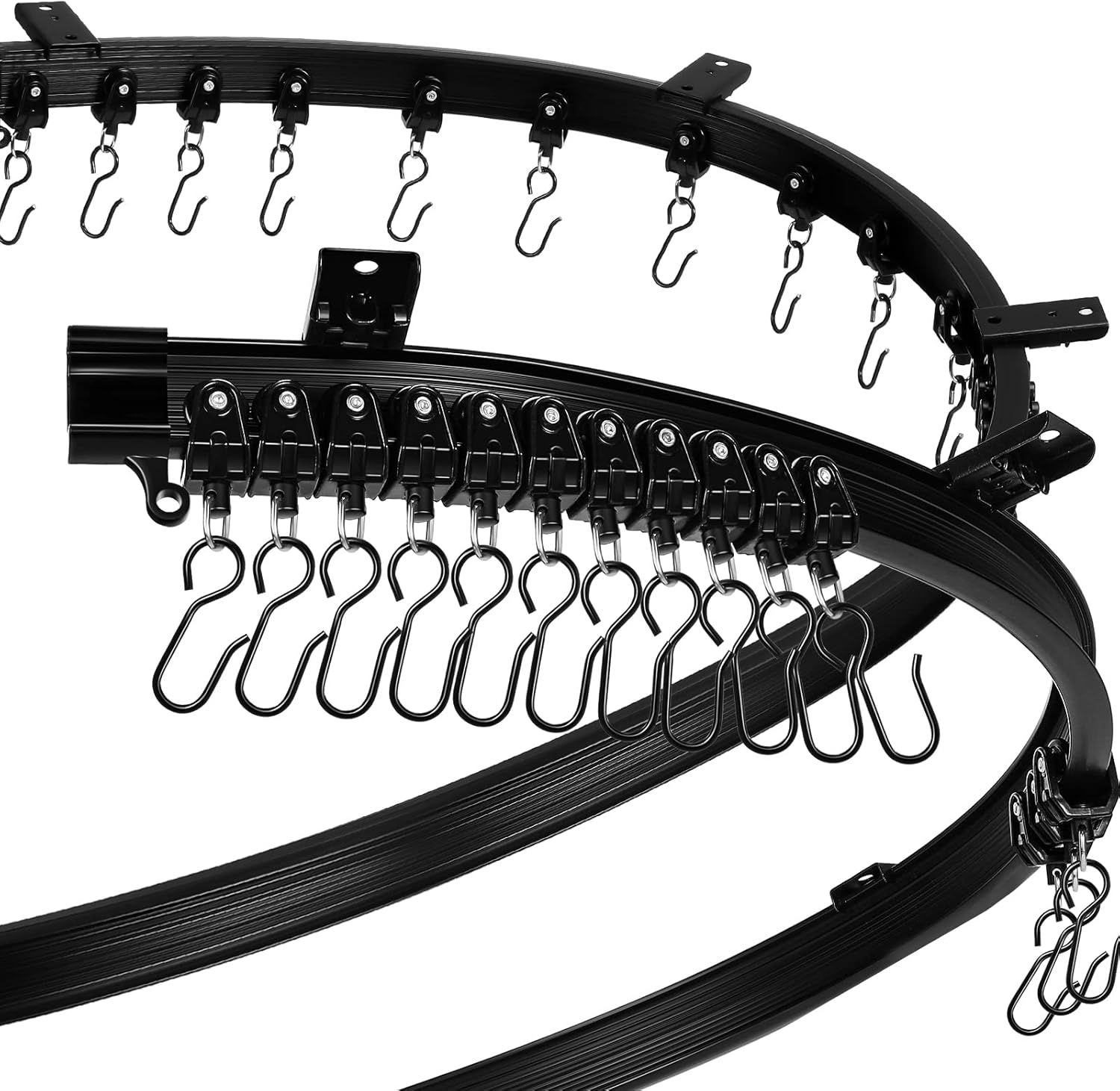 6.5 eet/ 2 Meters lexible Bendable Ceiling Curtain Track 6.5 eet/ 2 Meters lexible Bendable Ceiling Curtain Track