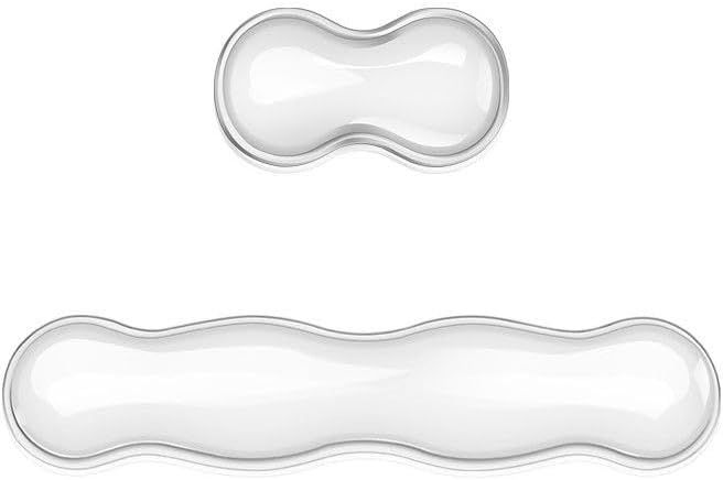 Gel Keyboard Wrist Rest Set - Ergonomic Computer Desk Pad for Typing Pain Relief Gel Keyboard Wrist Rest Set - Ergonomic Computer Desk Pad for Typing Pain Relief