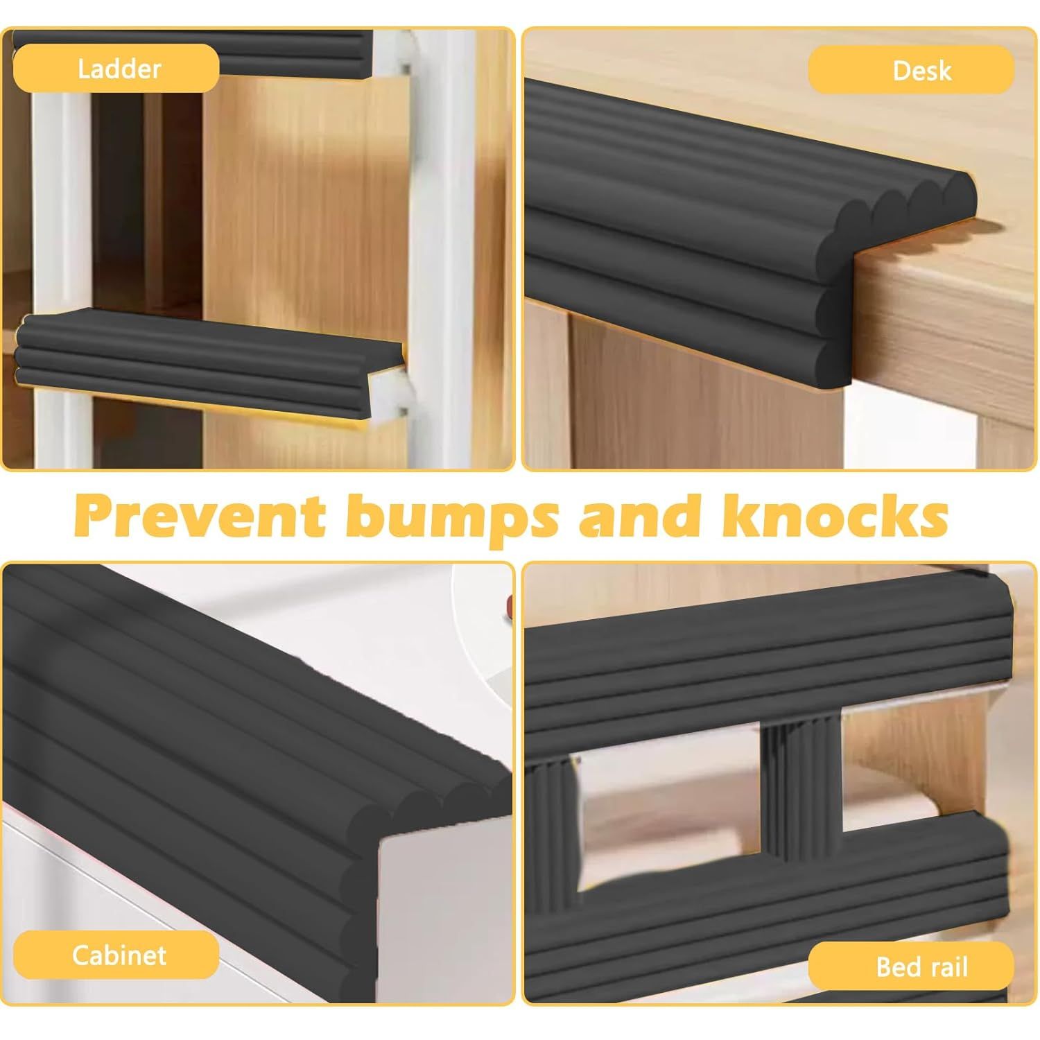 Soft Bunk Bed Ladder Pads with Cutter – Foam Step Padding & Ladder Cover for Kids’ Loft Beds