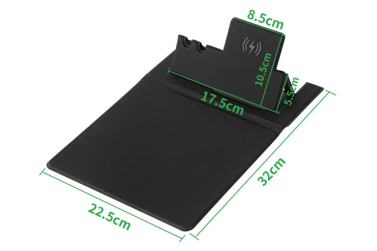 15W Fast Charging Wireless Mouse Pad with Foldable Design