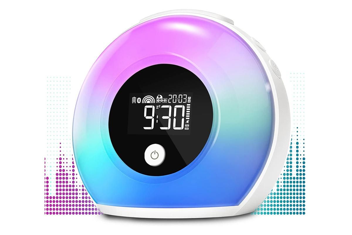 Wake-Up Light Alarm Clock Night Light Alarm Clock with Bluetooth Speaker Dimmable Colorful Light Wake-Up Light Alarm Clock Night Light Alarm Clock with Bluetooth Speaker Dimmable Colorful Light