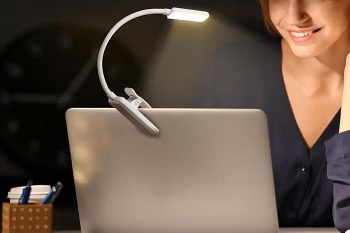 Rechargeable LED Book Light with 3 Adjustable Color Temperatures