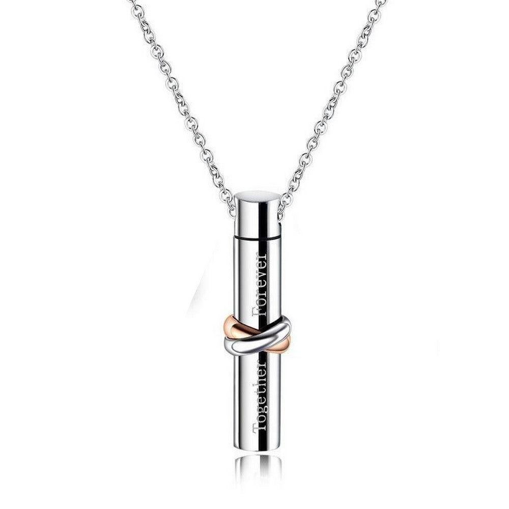 Pet Urn Necklace Pendant Titanium Steel Jewelry Pet Urn Necklace Pendant Titanium Steel Jewelry