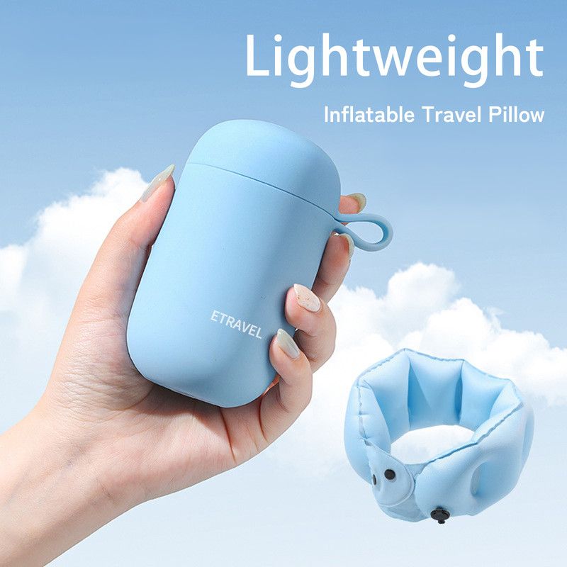 Portable Inflatable Travel Neck Pillow