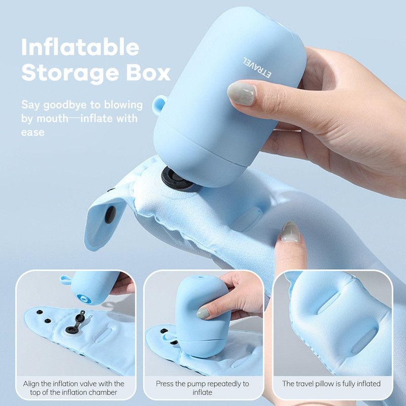 Portable Inflatable Travel Neck Pillow