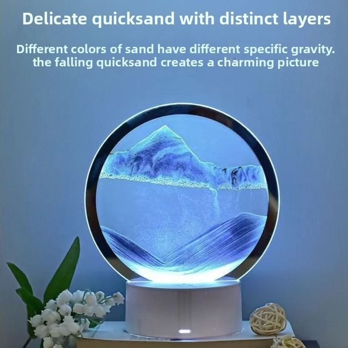 Creative 3D Sand Art Night Light