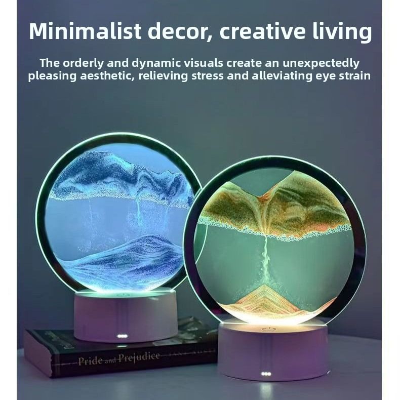 Creative 3D Sand Art Night Light