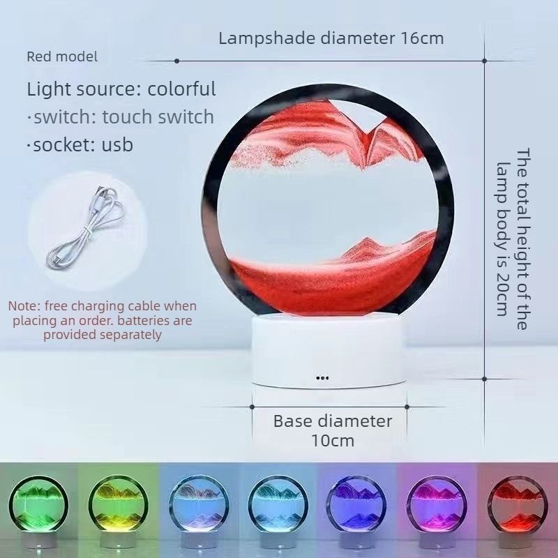Creative 3D Sand Art Night Light Creative 3D Sand Art Night Light