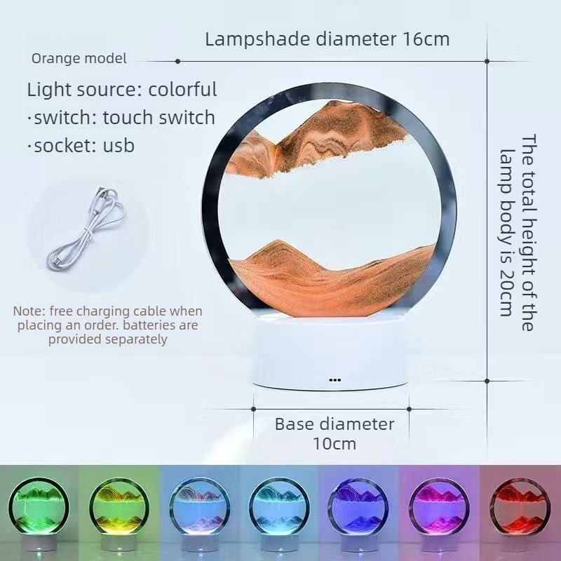 Creative 3D Sand Art Night Light Creative 3D Sand Art Night Light