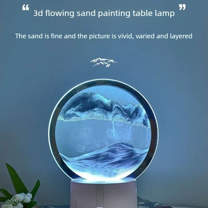 Creative 3D Sand Art Night Light