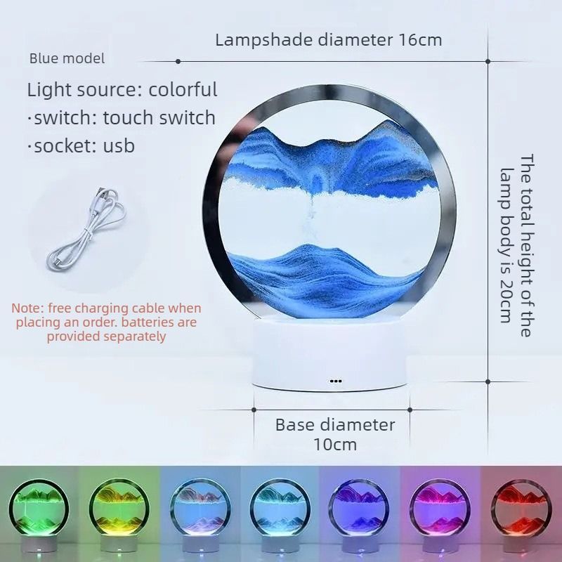 Creative 3D Sand Art Night Light Creative 3D Sand Art Night Light