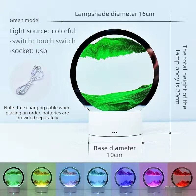 Creative 3D Sand Art Night Light Creative 3D Sand Art Night Light
