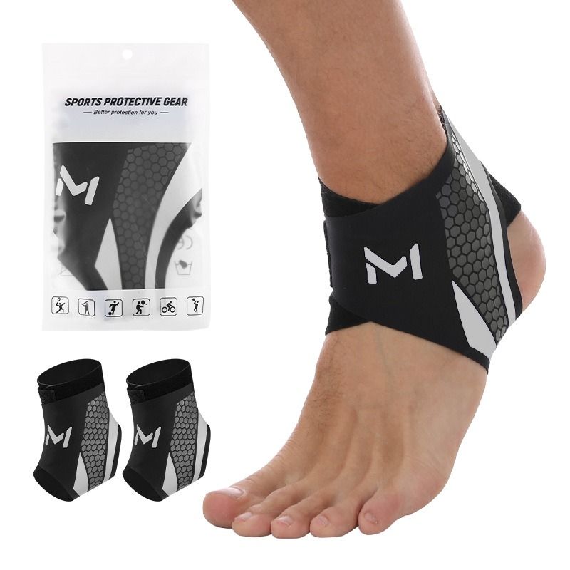 2-Pack Adjustable Compression Ankle Braces 2-Pack Adjustable Compression Ankle Braces